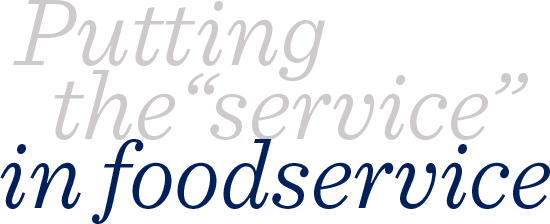 service-in-foodservice Putting the Service in Food Service
