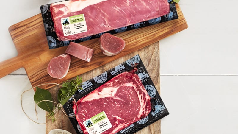 case_ready_meat_packaging_helps_retailers_increse_assortment_while_reducing_labor_costs Open Prairie Natural Meats packaged beef and pork