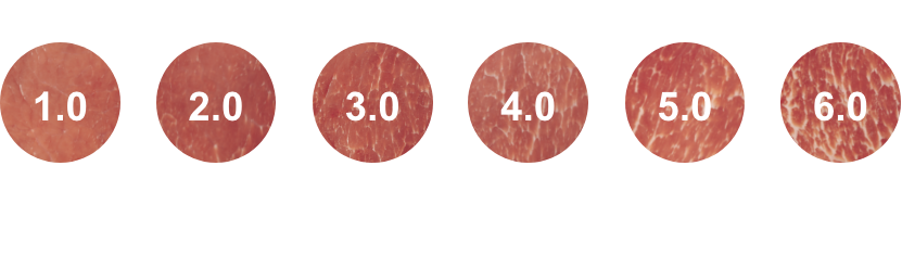 Chairman's Reserve Prime Pork Marbling Chart